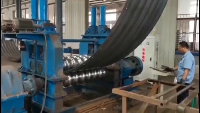 Линия по производству сборных металлических гофрированных труб! смотреть онлайн