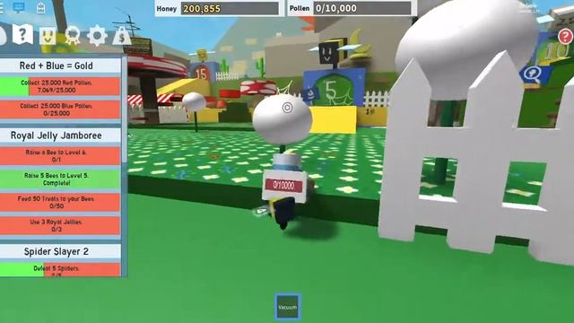 RED + BLUE = GOLD ! BLACK BEAR QUEST part 1 ROBLOX BEE SWARM SIMULATION смотреть онлайн