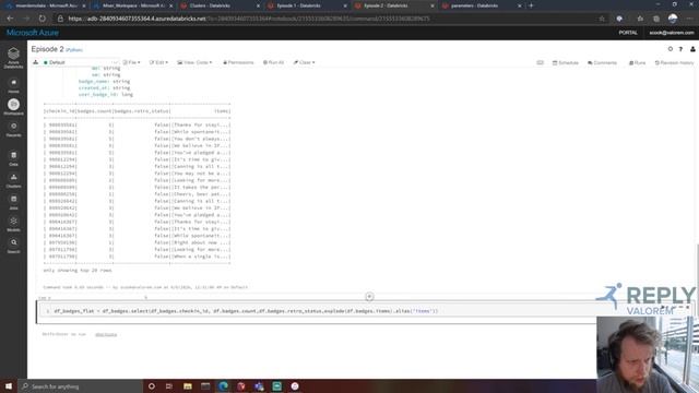 Databricks Live - Episode 2 - 6.6.2020 - Delta Lake Query Zone Tables смотреть онлайн