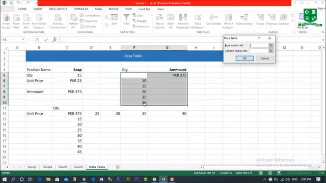 Data Table | What if Analysis | Ms Excel смотреть онлайн