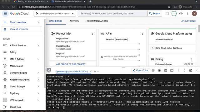 Setting up Jenkins on Kubernetes Engine GSP117 смотреть онлайн