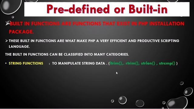12TH CA- CHAPTER 5- PHP FUNCTION AND ARRAYS - PART 1 смотреть онлайн
