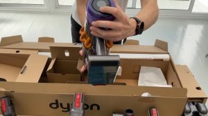 Dyson v15s Detect Submarine. unboxing