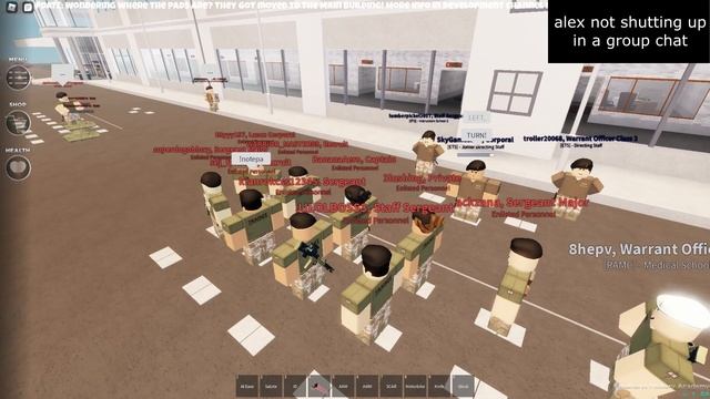 HOW TO DO THE DRILLS AND BASIC COMMANDS (SANDHURST MILITARY ACADEMY ROBLOX) смотреть онлайн