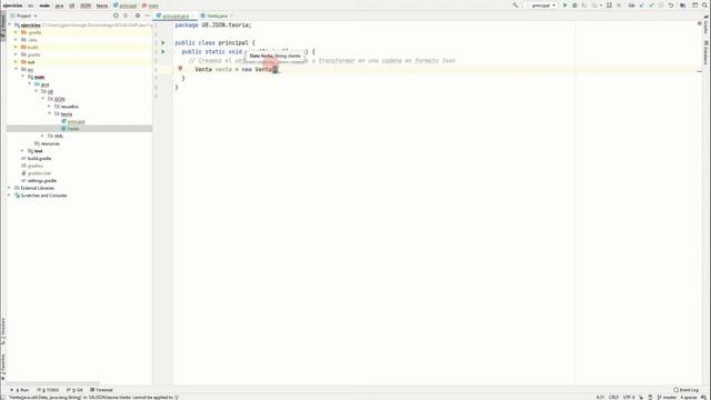 Crear cadenas en formato Json a partir de objetos de java (parte 1) смотреть онлайн