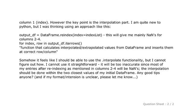Pandas : In python pandas, how can I re-sample and interpolate a DataFrame? смотреть онлайн