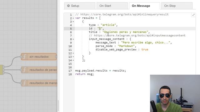 Node RED: nodo "Telegram event - inline query" configuración y opciones (2021) - S02E44 #244 смотреть онлайн