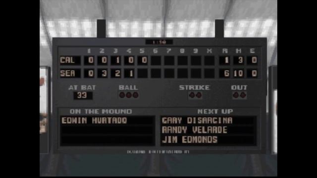 Frank Thomas Big Hurt Baseball (PlayStation) - California vs. Seattle смотреть онлайн