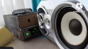 лютый басс тест колонки от музыкального центра SONY