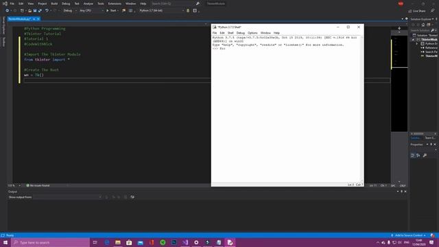 Create A Window in Python with Tkinter Module! [Tutorial 01] - [Greek Tutorial] смотреть онлайн