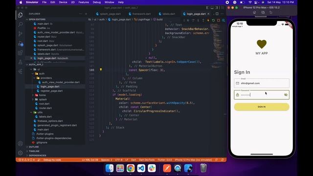 Flutter firebase authentication with riverpod state management смотреть онлайн