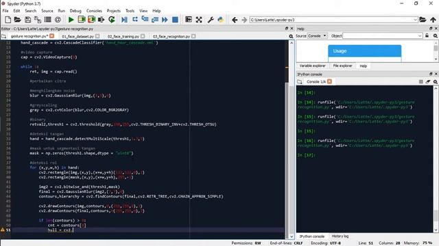 Real Time Hand Gesture Recognition with Object Tracking (Python) смотреть онлайн