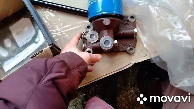 Замена центрофуги на фильтр очистки масла двигателя Д-240, МТЗ 80.82