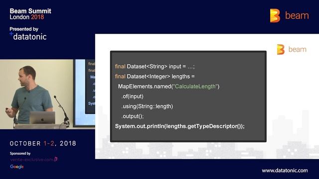Beam Summit London 2018 - Java 8 DSL for Beam SDK смотреть онлайн