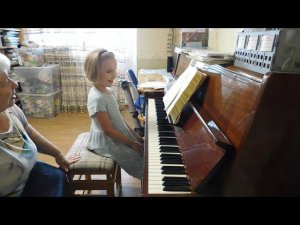 Ярослава Лемешкина, 6 лет. П.И.Чайковский, «Баба-Яга» (Открытый урок).