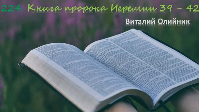 224. Книга пророка Иеремии 39 - 42 смотреть онлайн