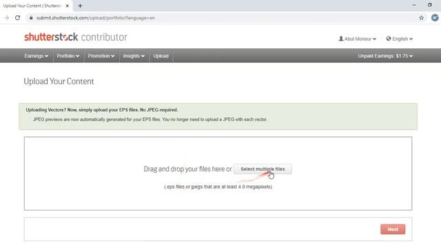 How to upload files in Shutterstock, Contributor Guidelines for Beginners смотреть онлайн