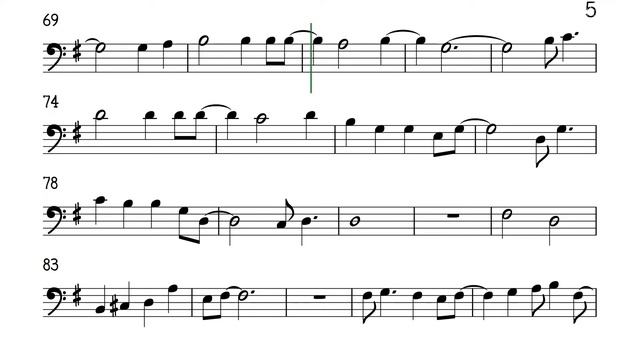 I WON'T LAST A DAY WITHOUT YOU BOSSA Cello Trombone Sheet Music Backing Track Play Along Partitura смотреть онлайн
