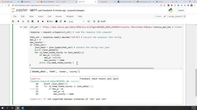 lab11 Download #Census Data into #Python смотреть онлайн