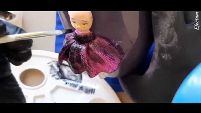 Декор чашки "Девочка с питомцем" смотреть онлайн