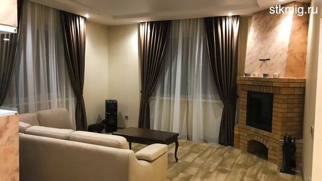 Дизайн и ремонт студии (кухни - зала) с сухим аквариумом и камином под ключ - СТК Миг смотреть онлайн