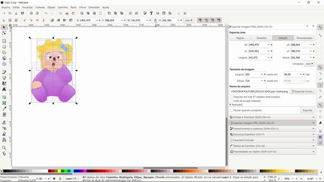 Como salvar suas figuras no Inkscape (formatos de salvamento no Inkscape) смотреть онлайн
