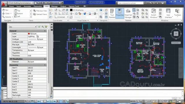 AutoCAD 2011 - Aula 22 - Alterando as Propriedades dos Objetos(Properties) смотреть онлайн