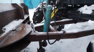 Самодельная лопата на МТЗ-82 продолжение...