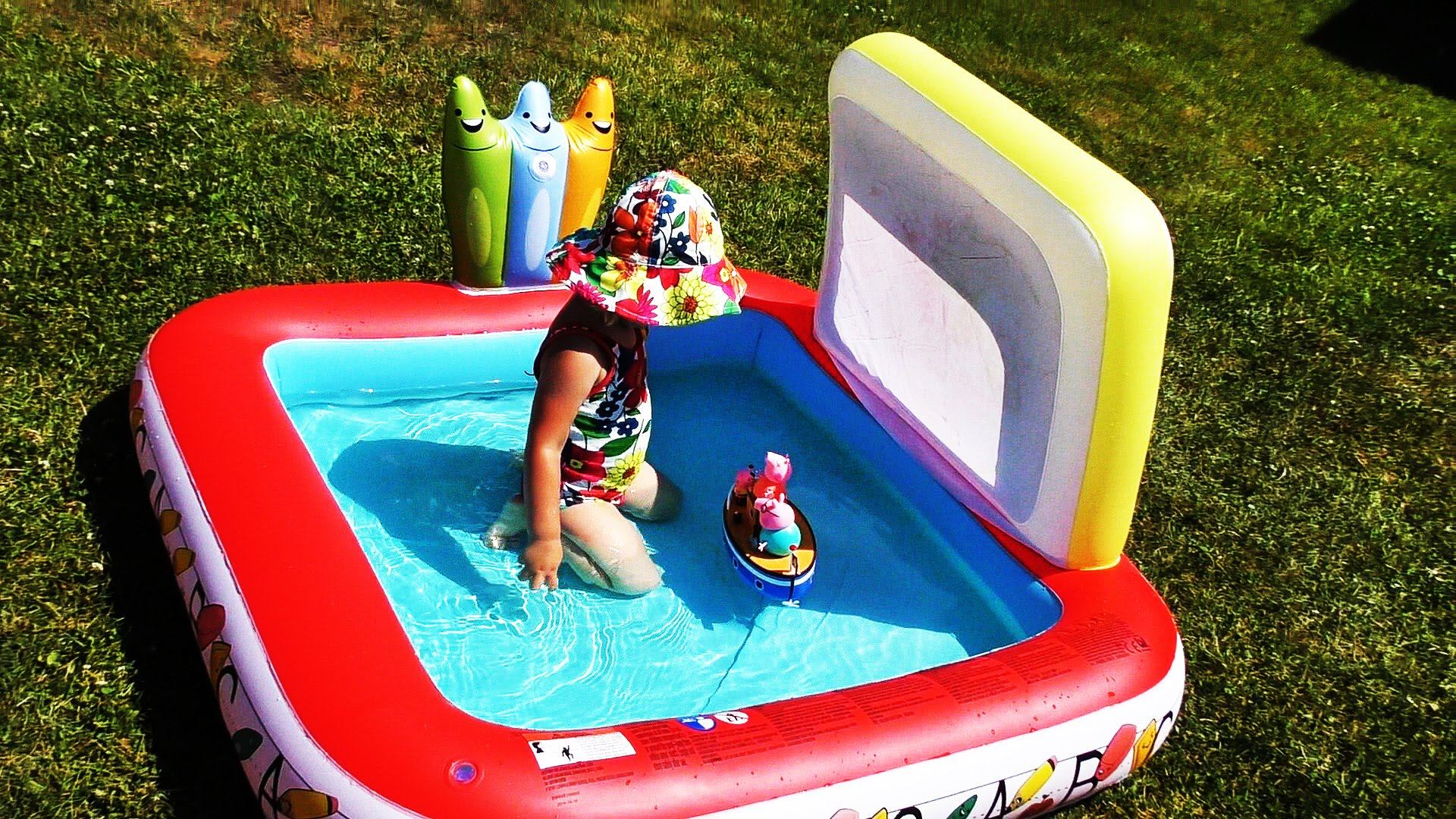 ✿ СВИНКА ПЕППА БАССЕЙН С КАРАНДАШАМИ Свинка Пеппа На Русском Peppa Pig in Pool Peppa Pig for Kids смотреть онлайн