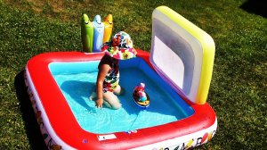 ✿ СВИНКА ПЕППА БАССЕЙН С КАРАНДАШАМИ Свинка Пеппа На Русском Peppa Pig in Pool Peppa Pig for Kids