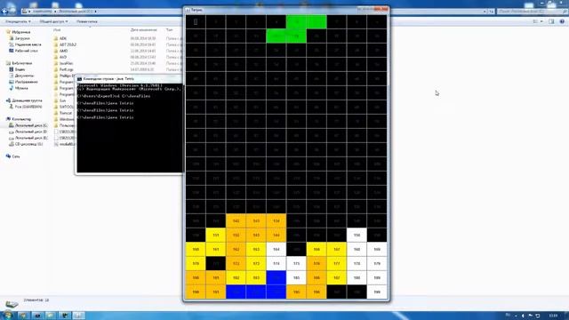 Tetris on Java / Тетрис на Java смотреть онлайн