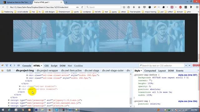 how to convert psd to html with bootstrap bangla tutorial class-9 | 3rd signal смотреть онлайн
