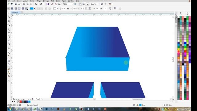 How to make 3D alphabet || Graphic design tutorials for beginners || Coreldraw tutorial смотреть онлайн