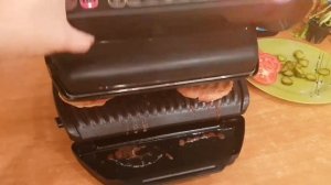 Бургеры на оптигриль Тефаль . Как быстро приготовить бургер с помощью tefal OptiGrill. Ан бургер