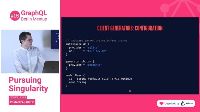 GraphQL Berlin Meetup #15: Pursuing Singularity — Roman Paradeev смотреть онлайн
