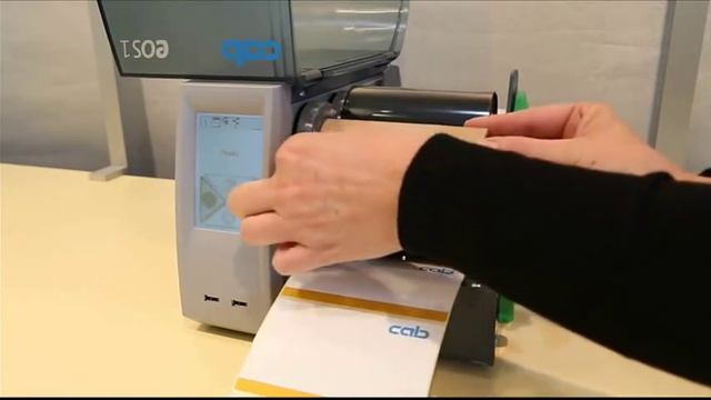 cab EOS1 - the label printer with touchscreen (in English) смотреть онлайн