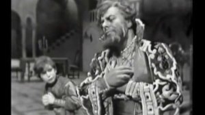 БОРИС ХРИСТОВ - сцена от "Борис Годунов" на Мусоргски, BORIS CHRISTOFF - Boris Godunov by Mussorgsk