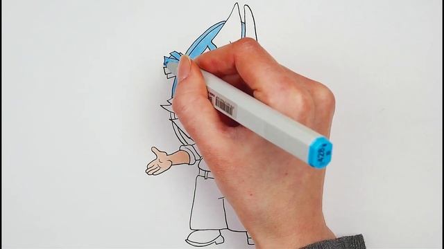 Как нарисовать Незнайку маркерами смотреть онлайн