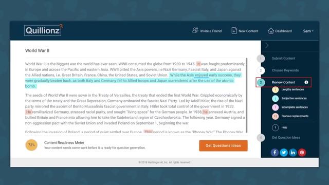 Quillionz - AI-Powered Automatic Question Generator смотреть онлайн