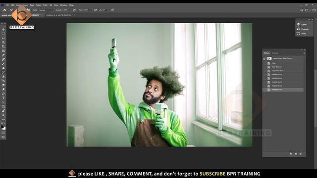 photoshop 2020 tutorial in telugu part-7 | photoshop 2020 tools in telugu || Bpr training смотреть онлайн
