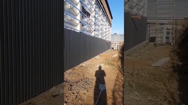 Фасад из профлиста утепление минвата и паробарьер смотреть онлайн