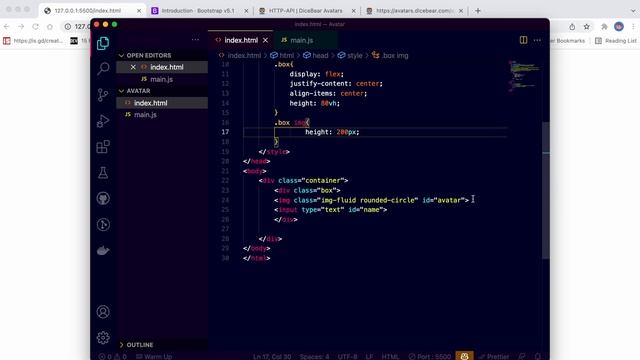 How to make custom avatars in JavaScript смотреть онлайн