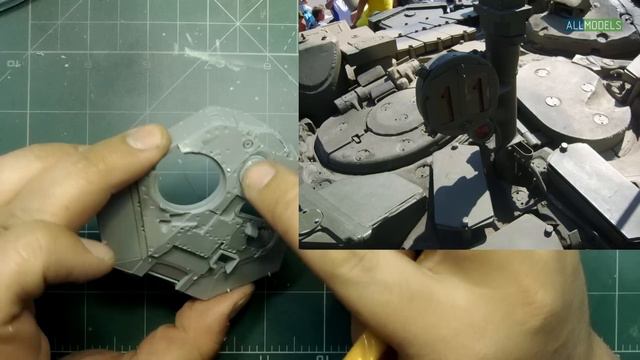Zvezda T-90 1/35 part 3 пошаговая сборка смотреть онлайн