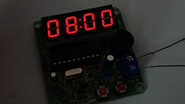 Электронные часы из Китая за 120 рублей.Собери САМ.Шесть функций смотреть онлайн