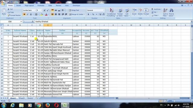 basic concept ms excel / how to set data in excel sheet смотреть онлайн