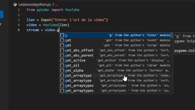 TELECHARGER UNE VIDEO GRACE A PYTHON? смотреть онлайн
