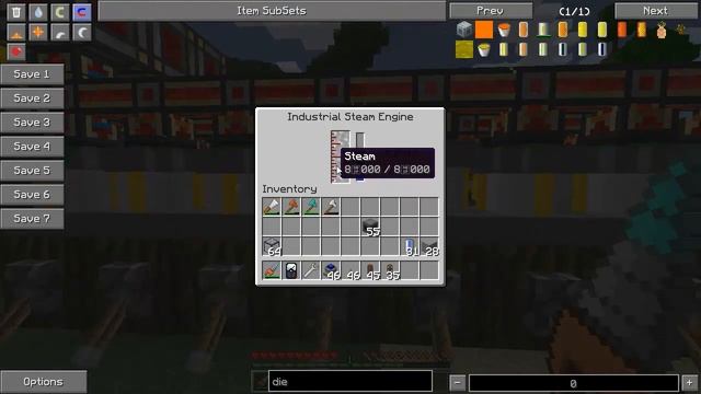 Minecraft 1.5.2 - Как подать пар от бойлера на моторы через ликвидакты [RailCraft + TE мини гайд]