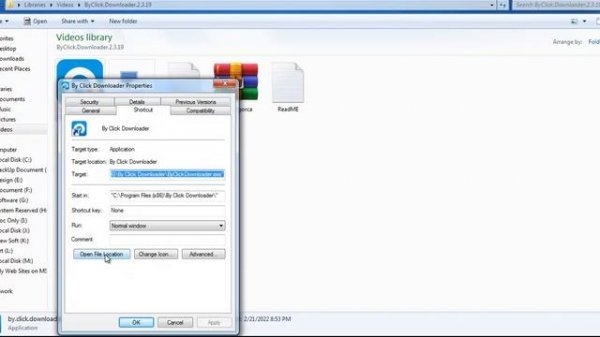 By Click Downloader INSTALL
