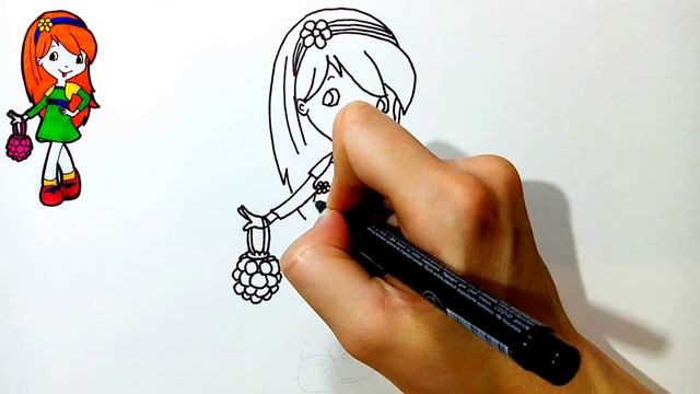 Как нарисовать девушку. Крутые рисунки для срисовки. смотреть онлайн