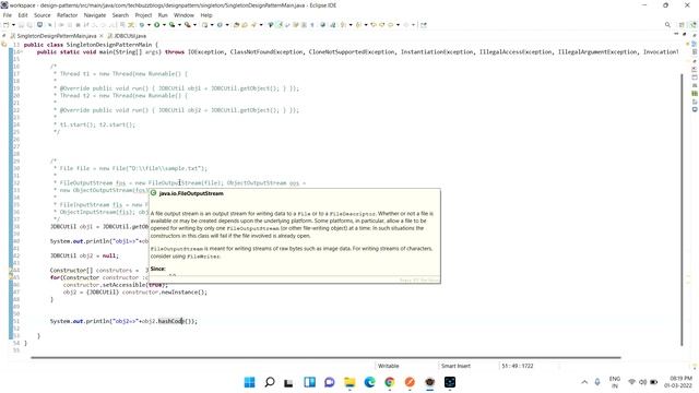 Design Pattern - Singleton Part-6 (Reflection & ENUM) | TECH BUZZ BLOGS смотреть онлайн